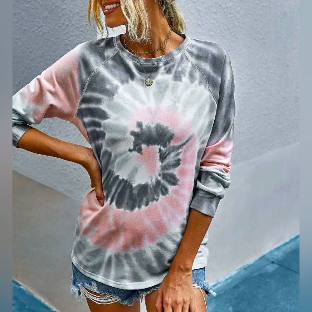 Lone Sleeve Tie Dye Shirt